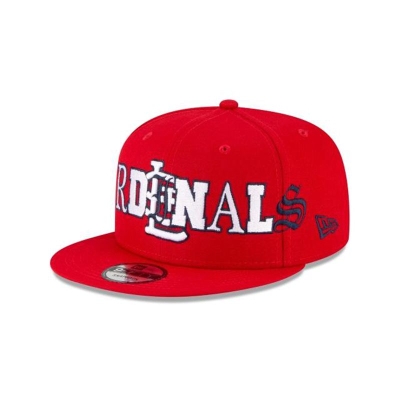 Red St. Louis Cardinals Hat - New Era MLB Mixed Font 9FIFTY Snapback Caps USA9072843